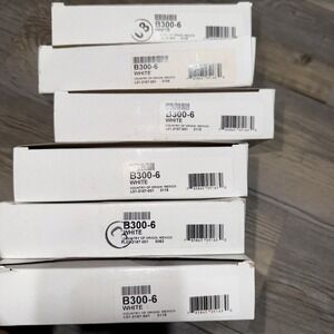 System Sensor B300-6 Fire Alarm Smoke Detector Base 6" - White Lot Of 6